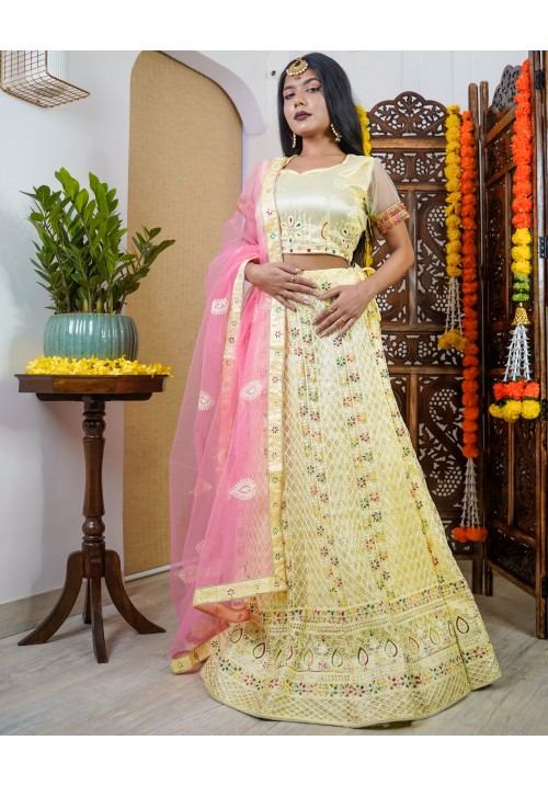 Dazzler Lehenga with Canvas Set